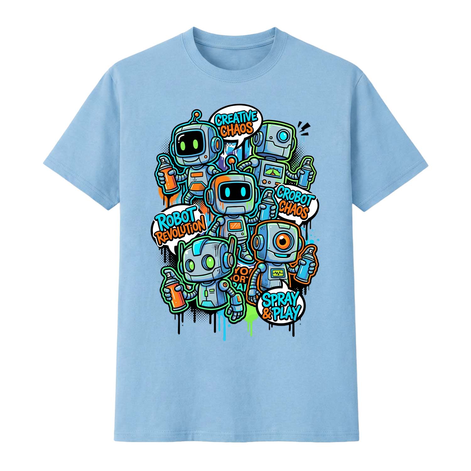 Robot Chaos Tee