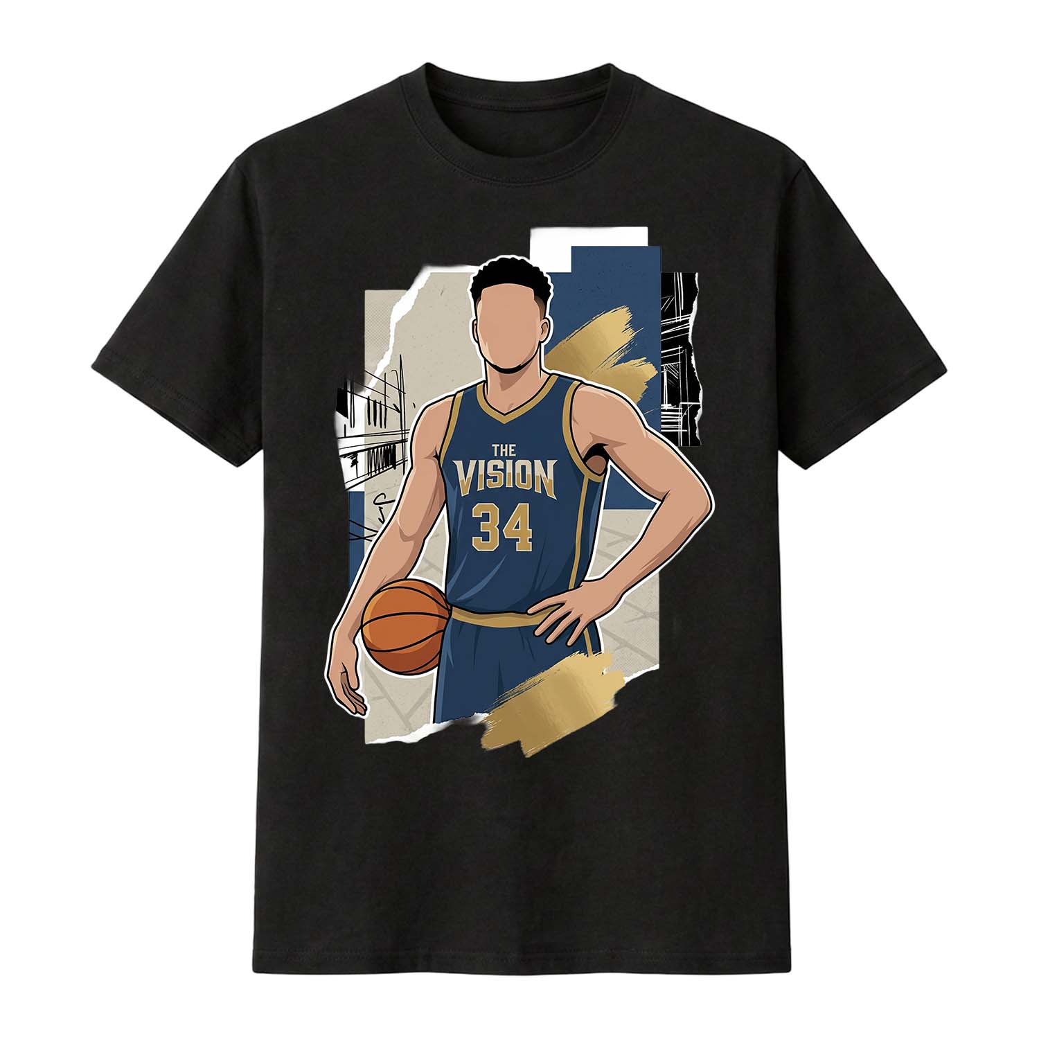 The Vision basketball Tee