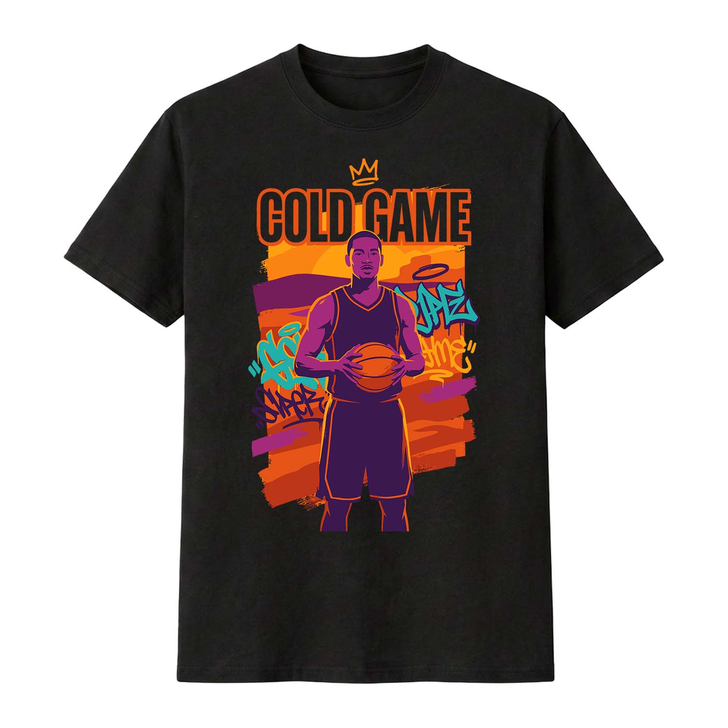 Cold game basketball Tee