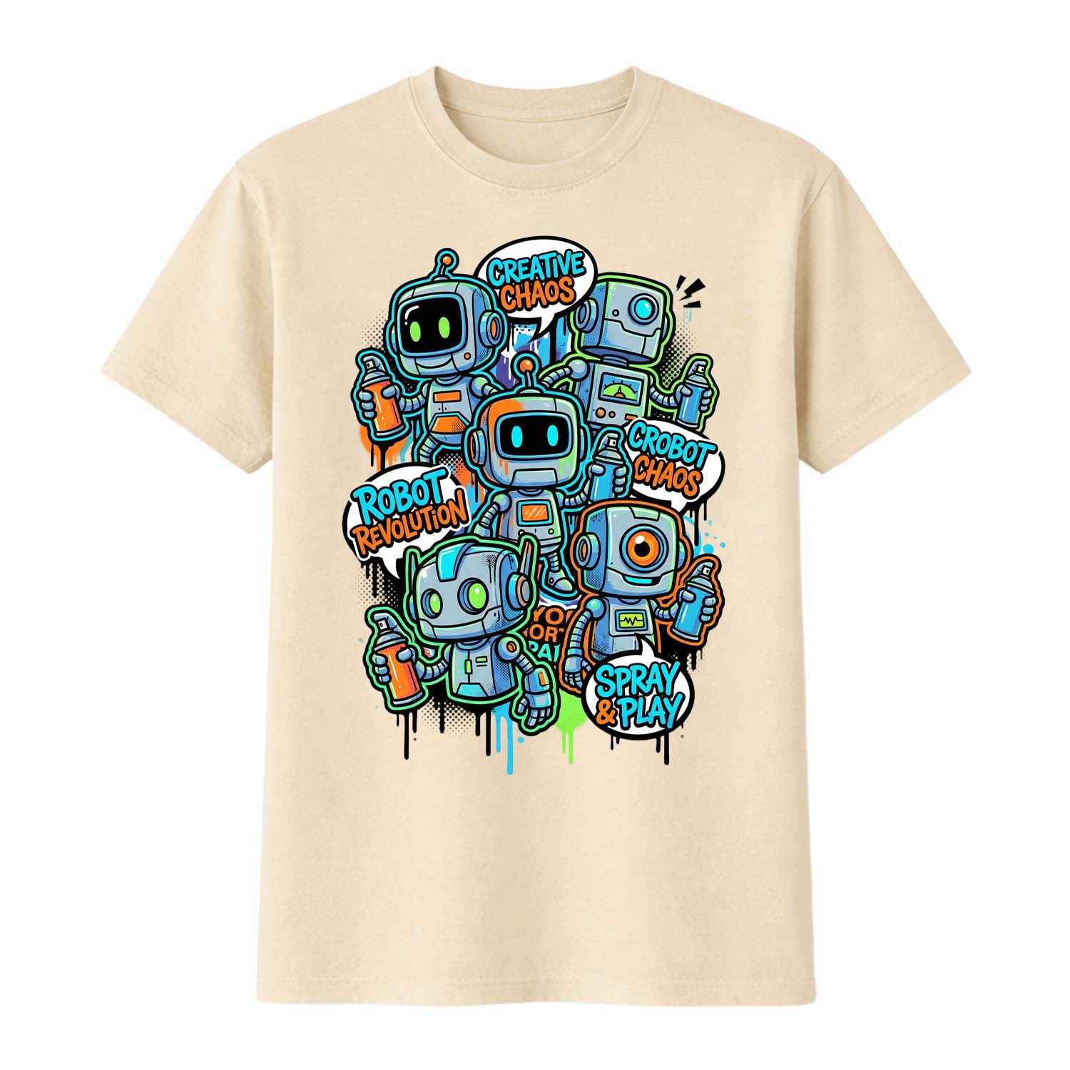 Robot Chaos Tee