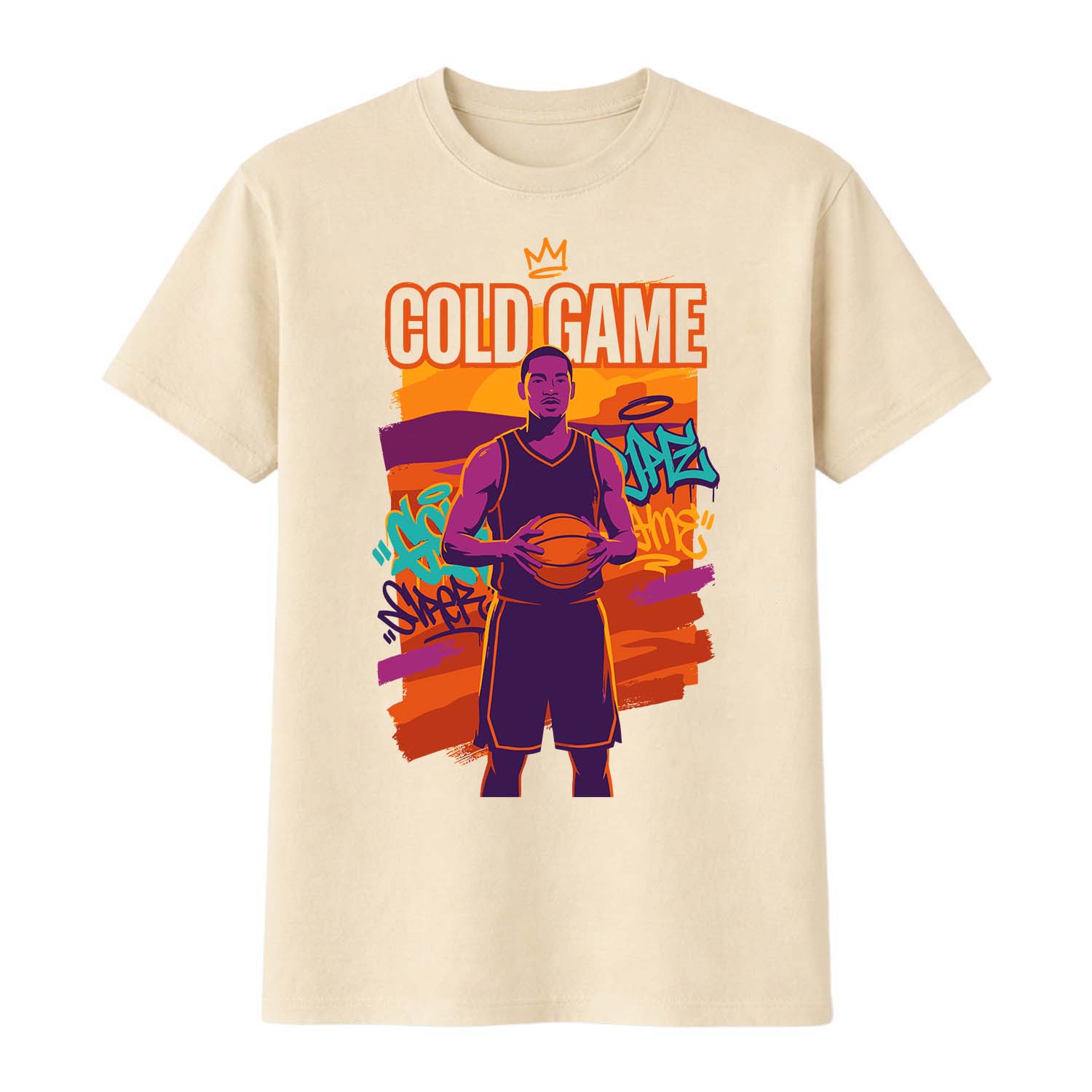 Cold game basketball Tee