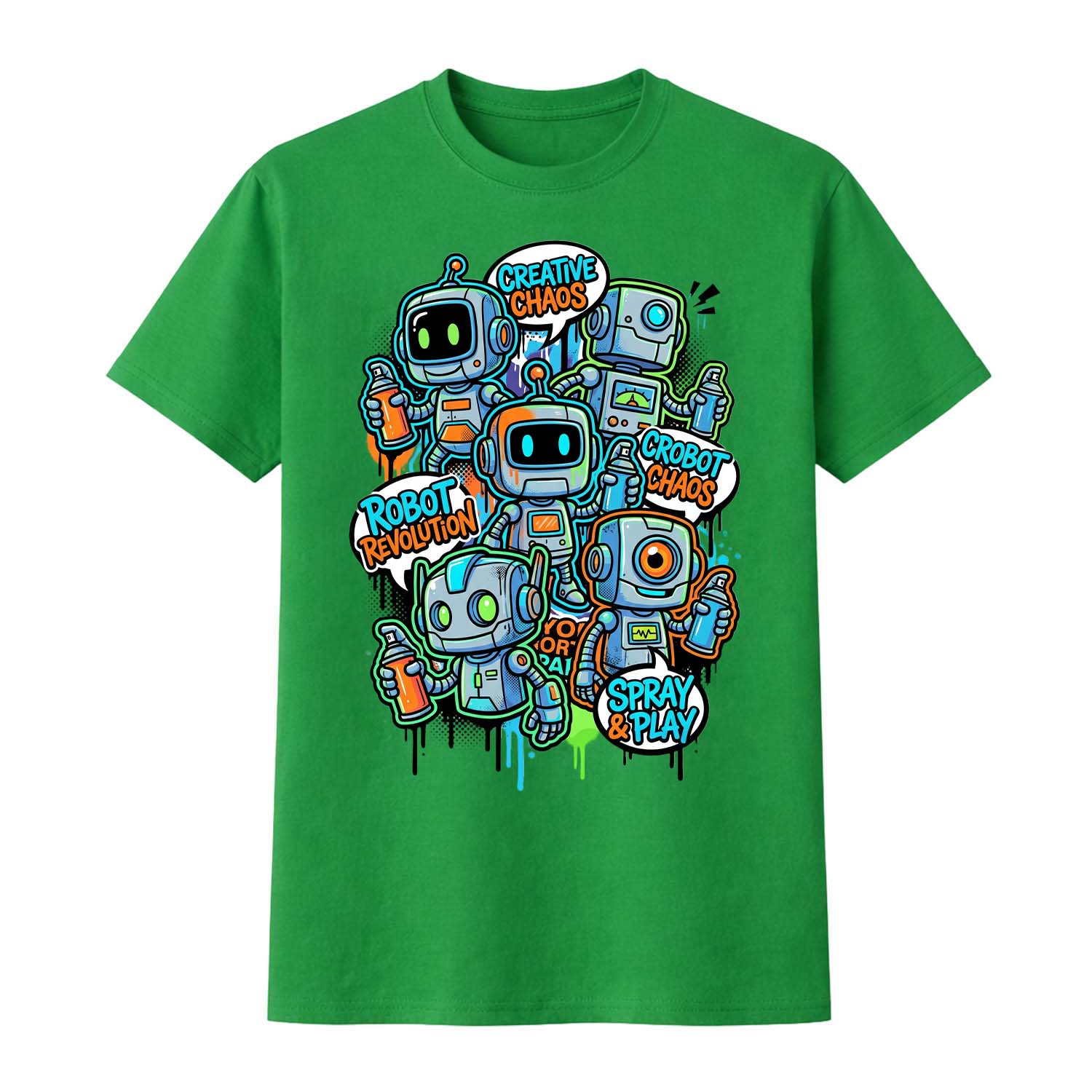 Robot Chaos Tee