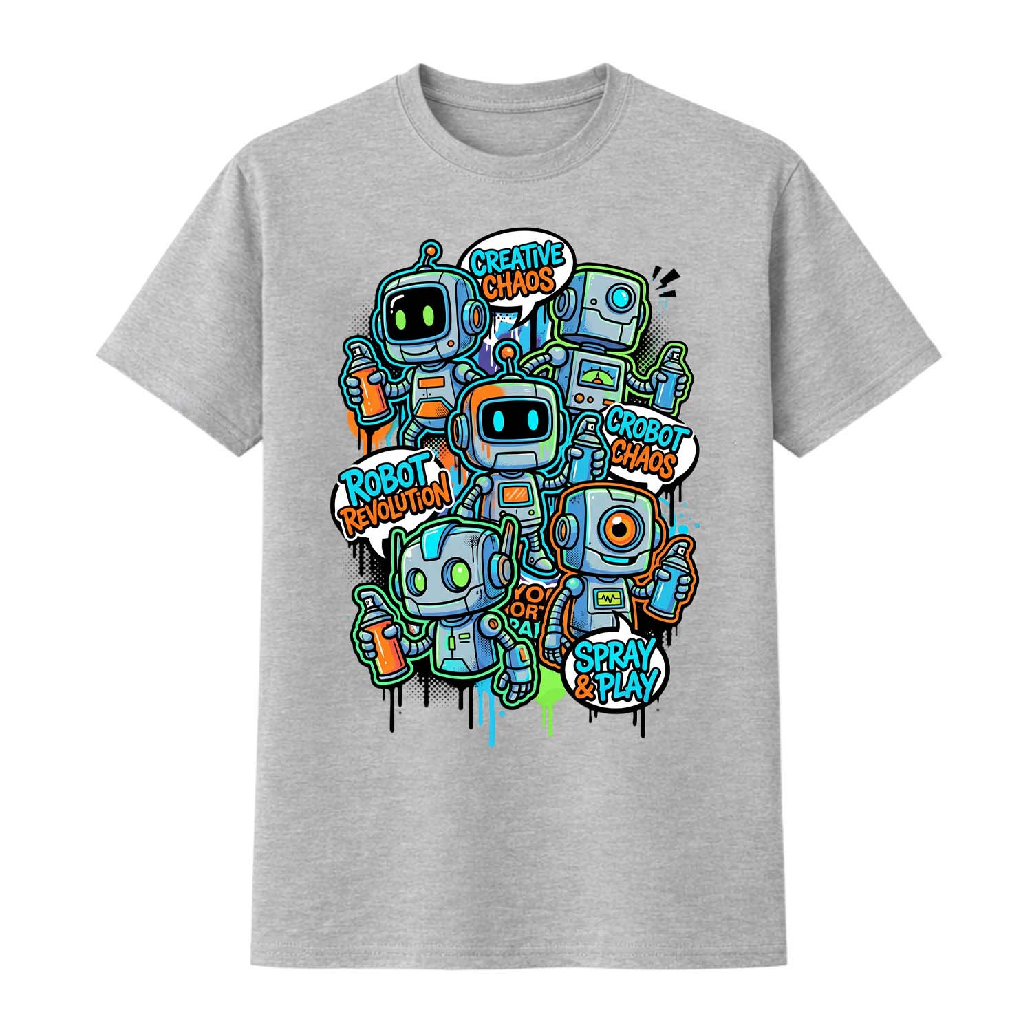 Robot Chaos Tee