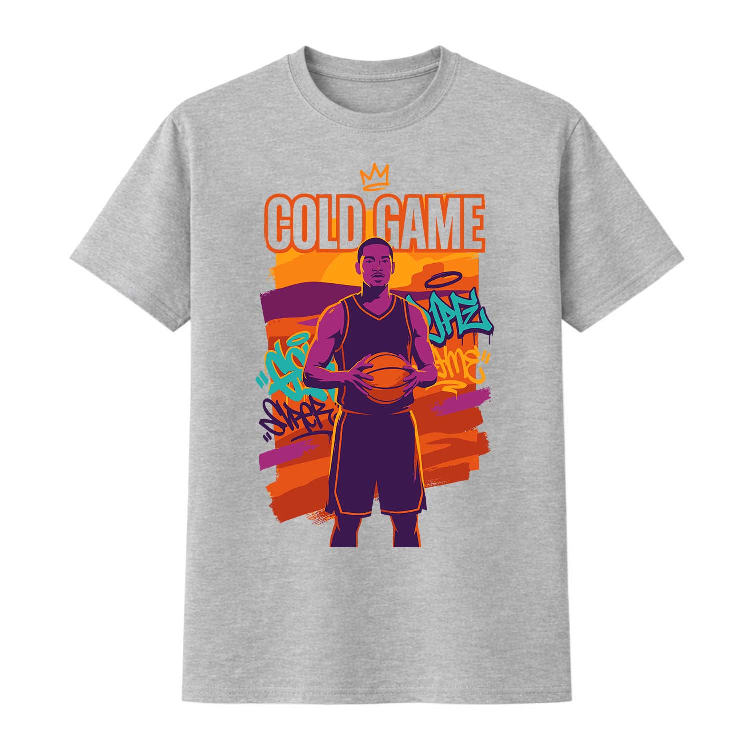 Cold game basketball Tee