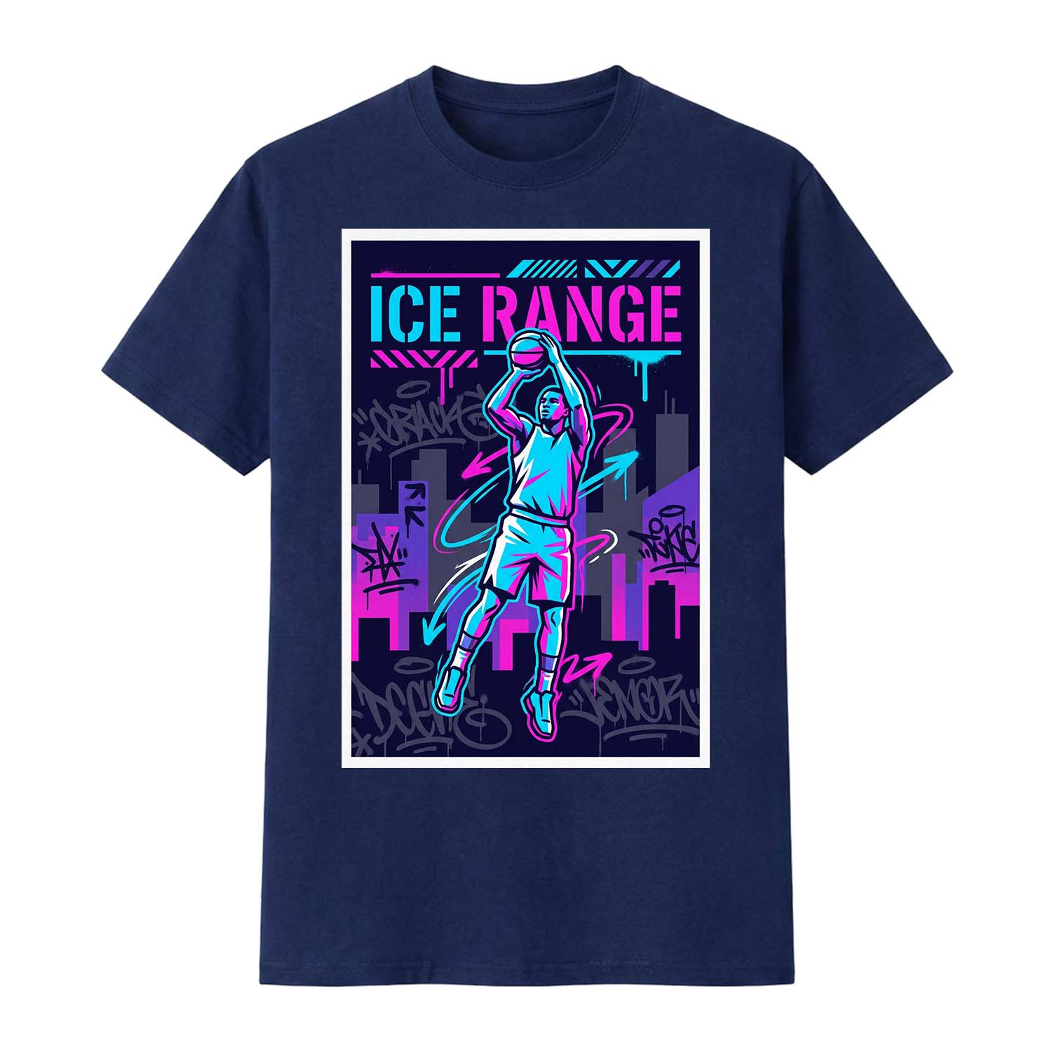 Ice Range basketball Tee