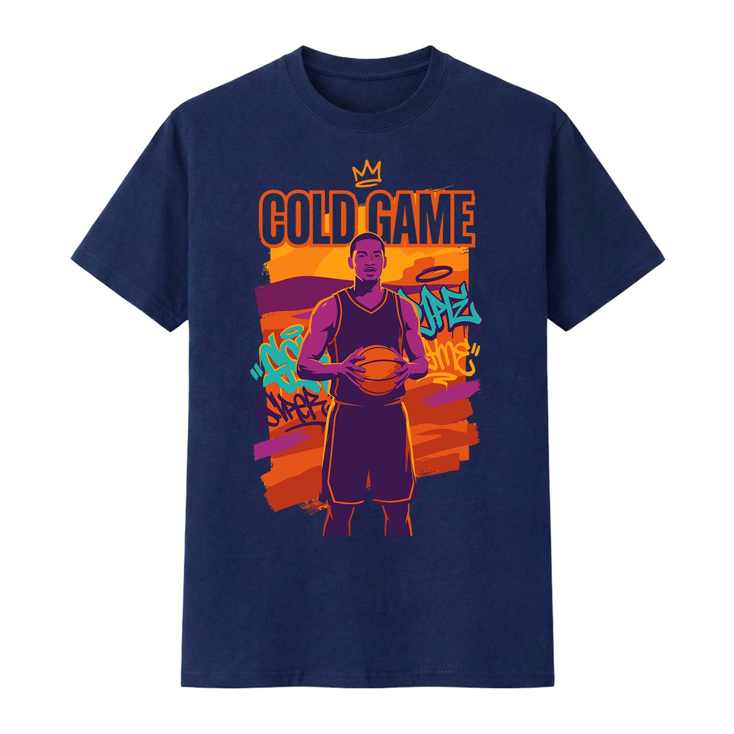 Cold game basketball Tee