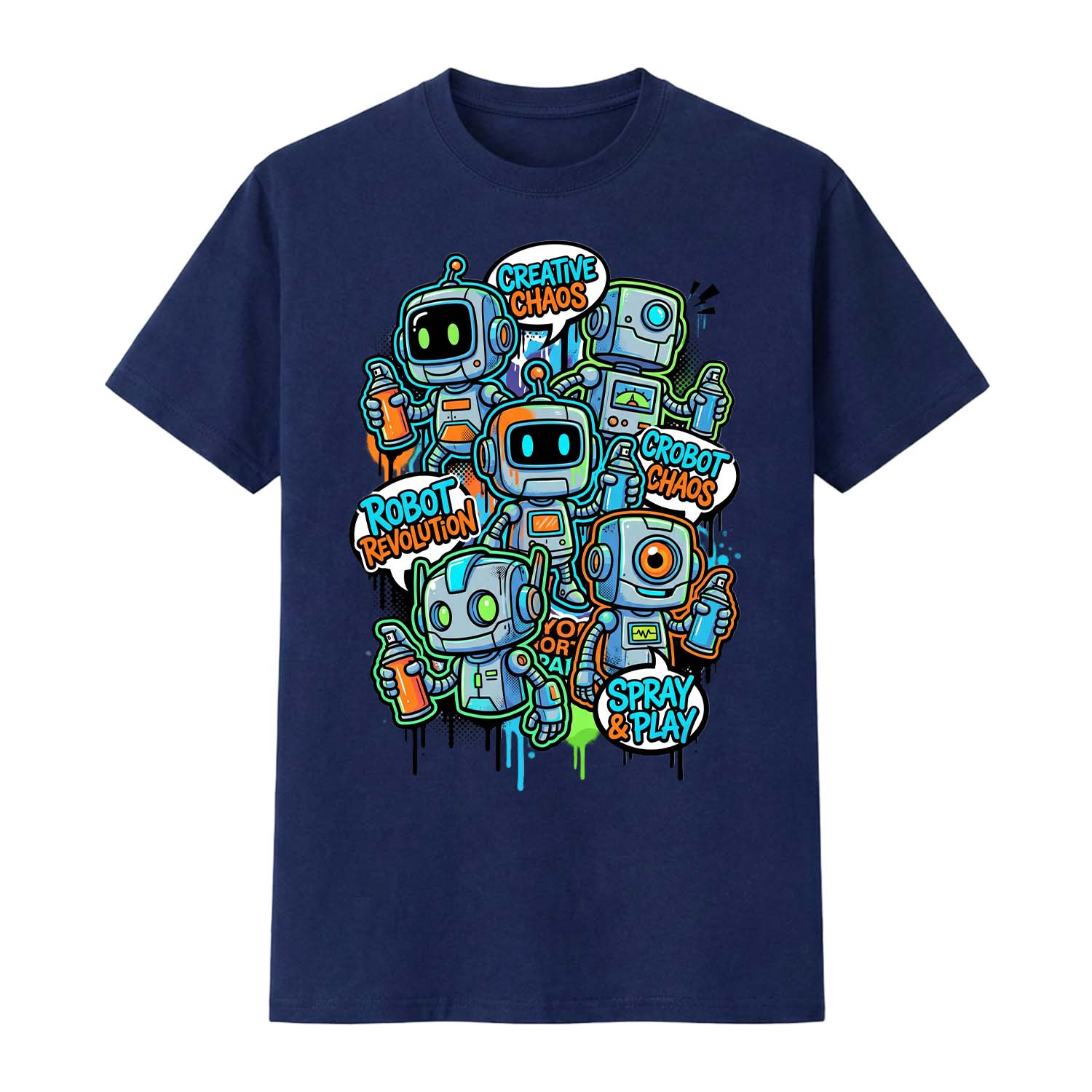 Robot Chaos Tee