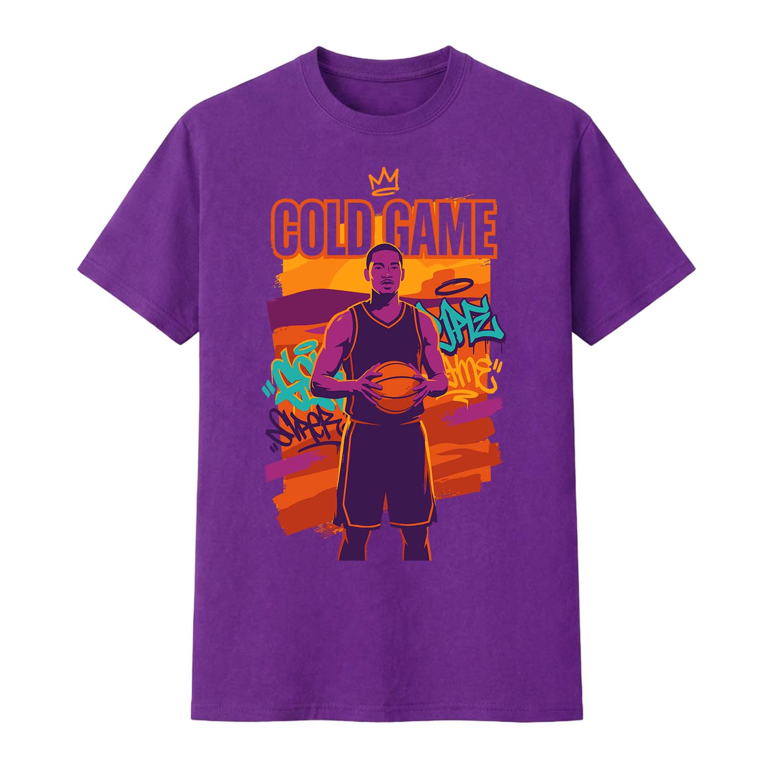 Cold game basketball Tee