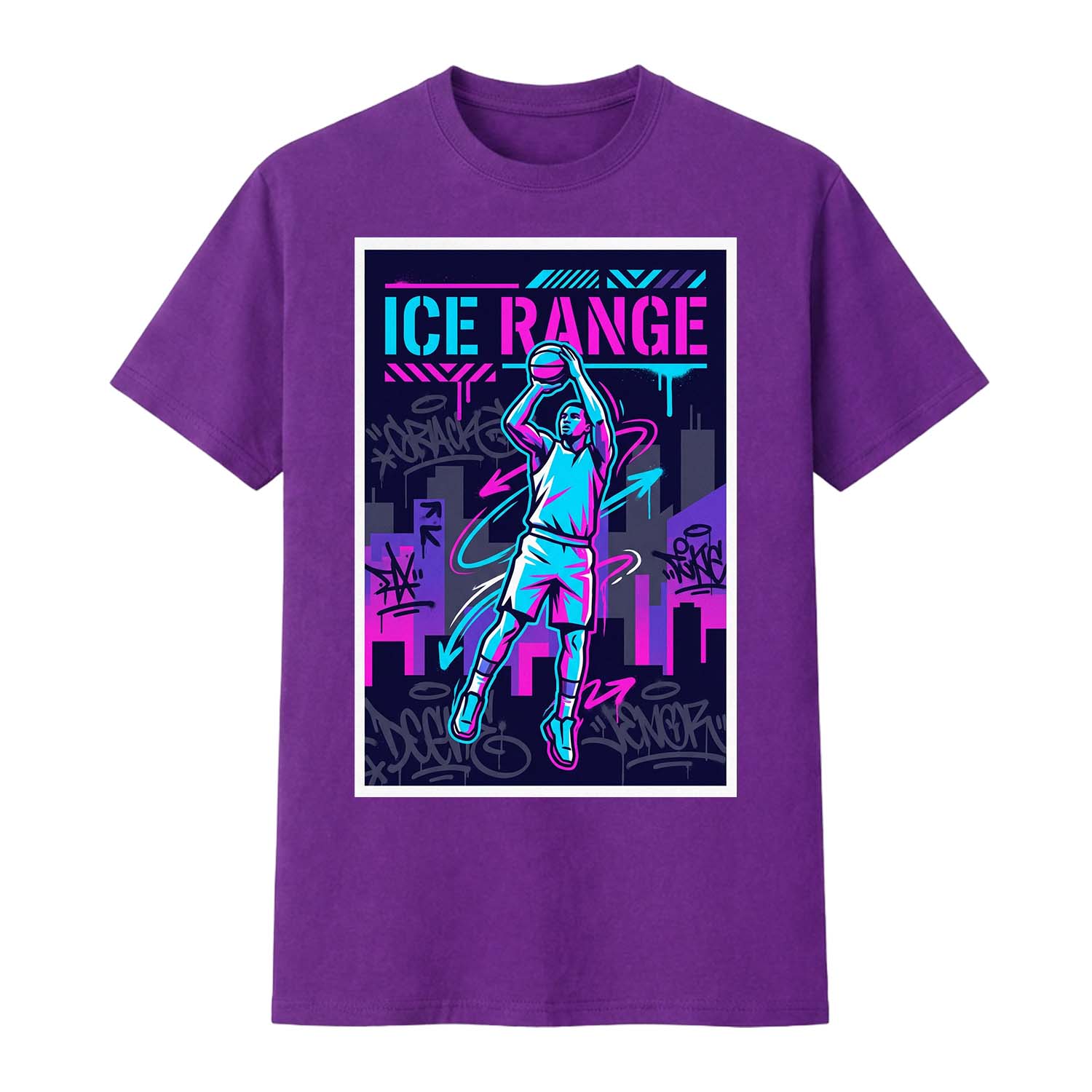 Ice Range basketball Tee