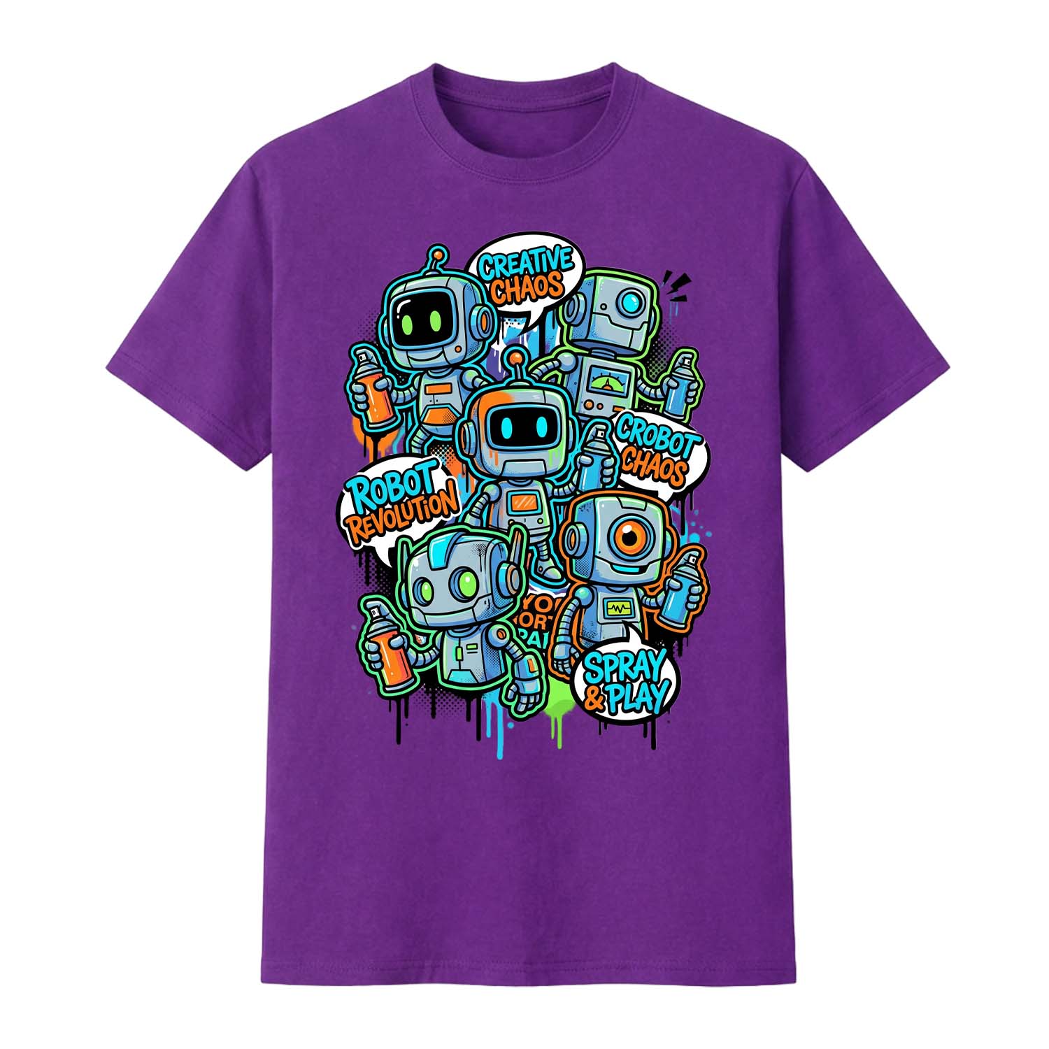 Robot Chaos Tee