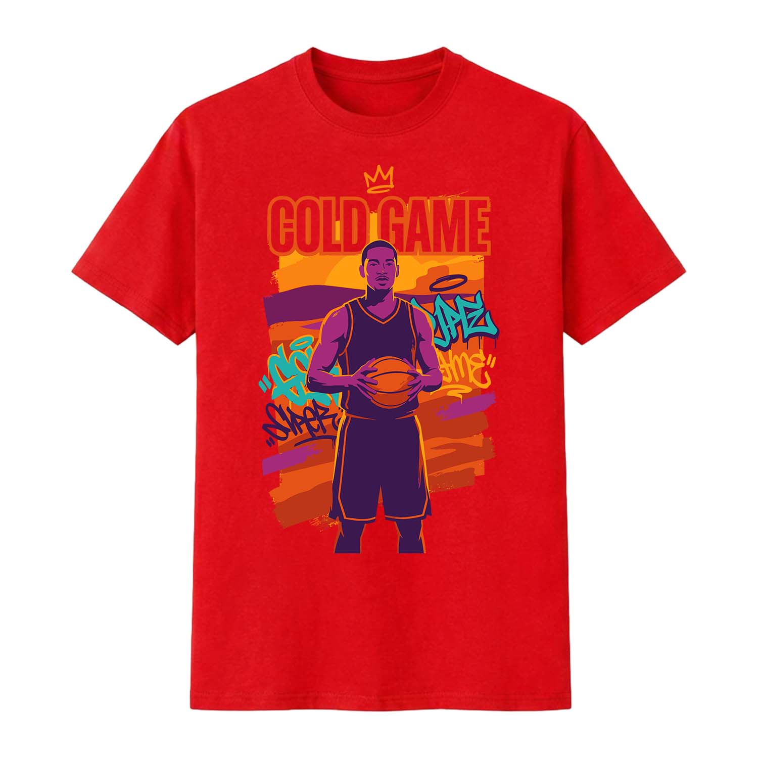 Cold game basketball Tee