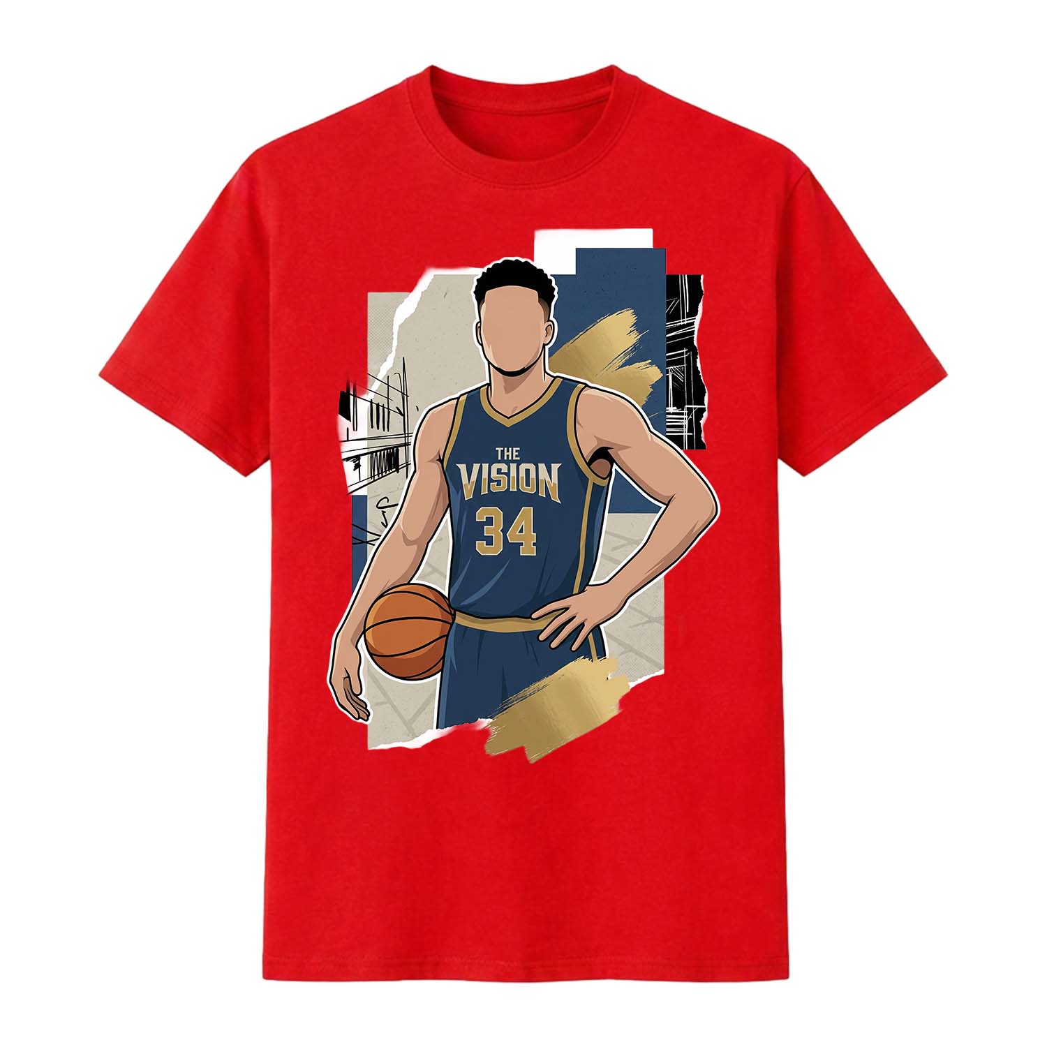 The Vision basketball Tee