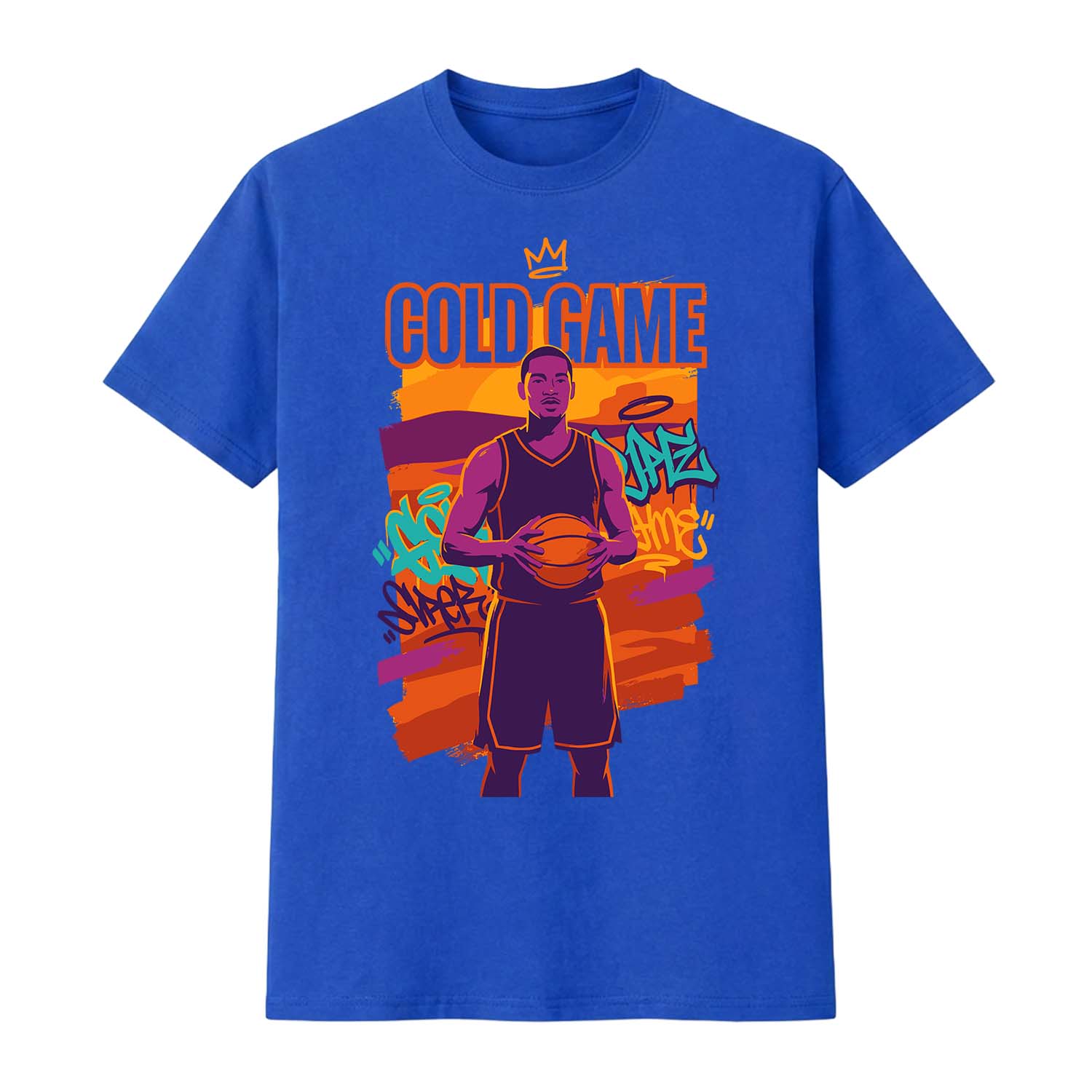 Cold game basketball Tee