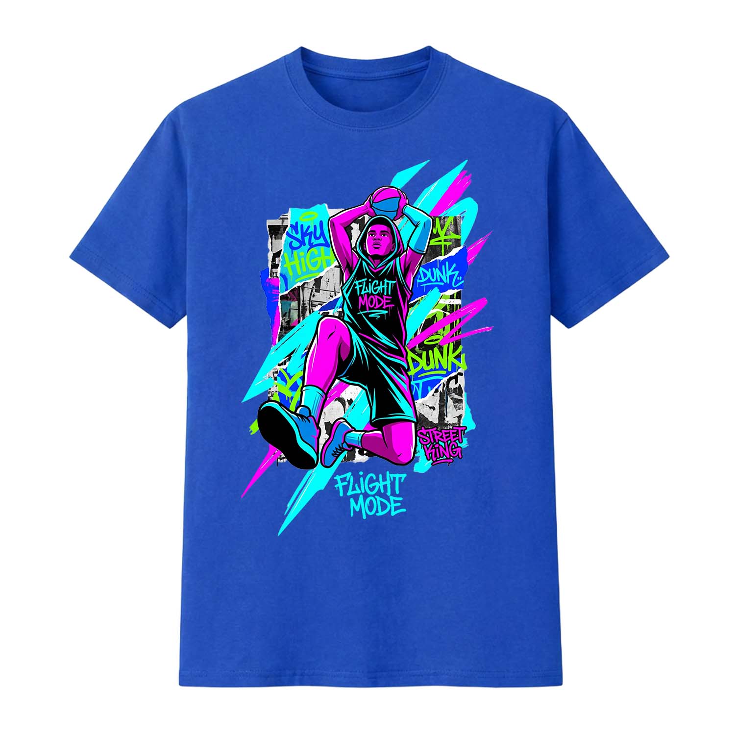 Flight Mode basketball Tee