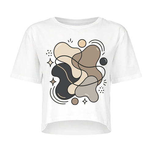Blob Art Crop Top
