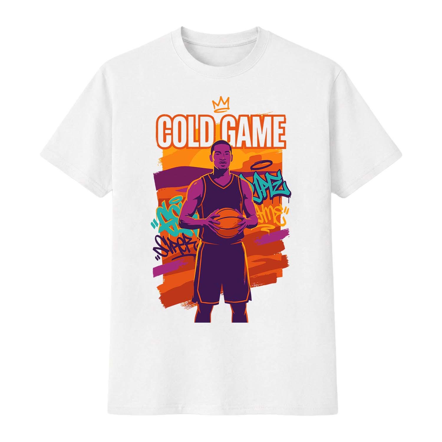 Cold game basketball Tee