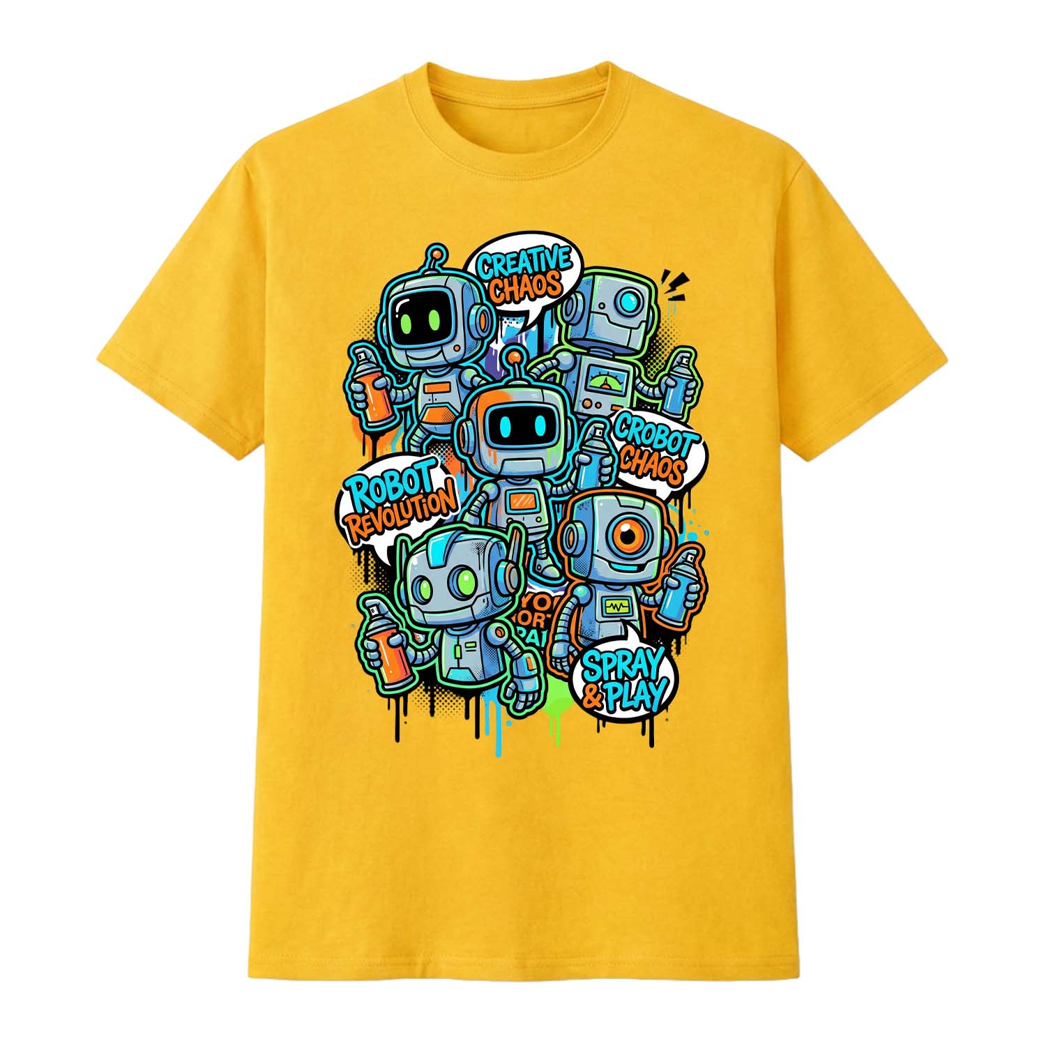 Robot Chaos Tee