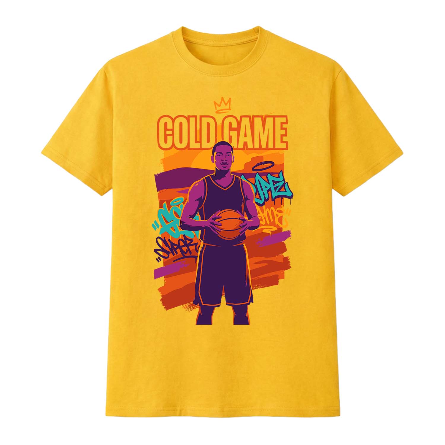 Cold game basketball Tee